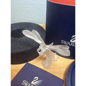 Swarovski Crystal Dragonfly 190264 Mint MIB + COA Collectible OOP Retired